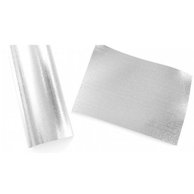 quality Vacuum Metallized Golden Foil Paper tahan air tinggi 55GSM Metallic Wrapping Paper Roll factory